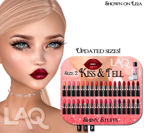 ~Shiny Stuffs~ LAQ Kiss&Tell Lip Appliers 