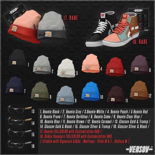 [VERSOV] Beanie_Gacha_PURPLE (BOX)