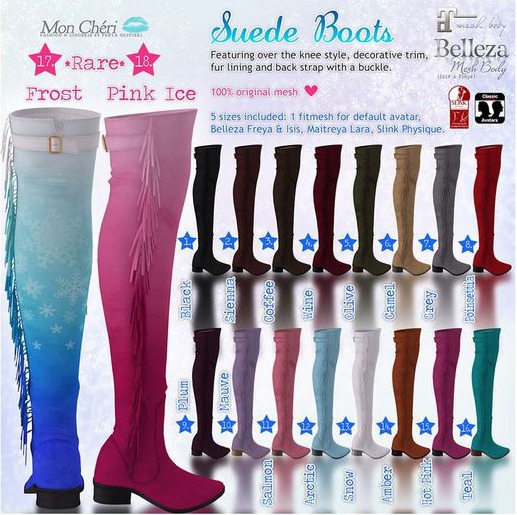 #17/MC/Suede boots/Isis/Frost RARE