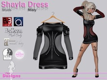 Shayla Dress Studs Misty