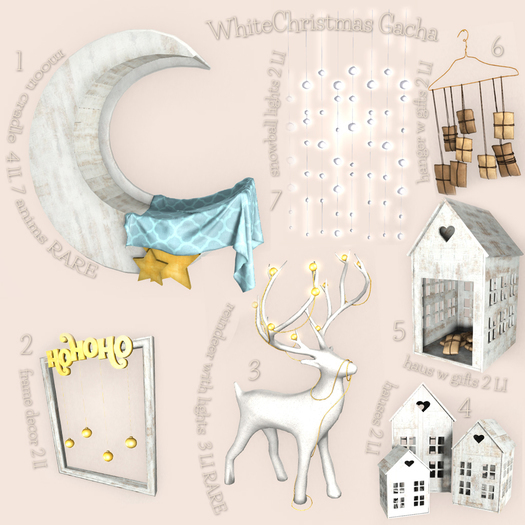 WhiteChristmas Gacha - hanger with gifts