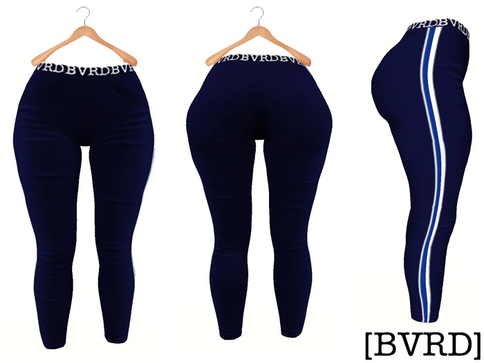 [BVRD] - Workout Leggings - Navy