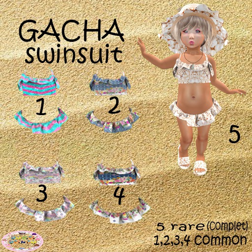kini swinsuit TD baby flower 2