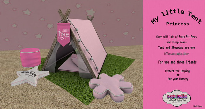 *FF* My Little Tent Princess (Pink)