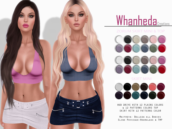 W. Zorum Top & Skirt
