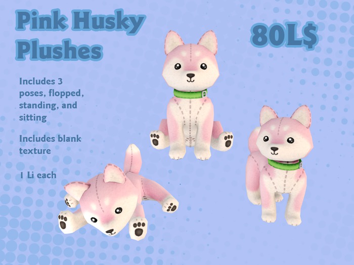 Liminality- Pink Husky Plushes