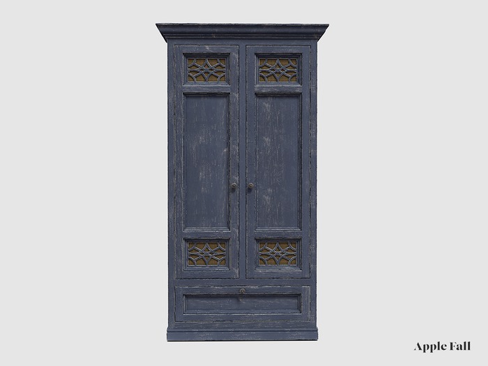 Apple Fall Noel Cabinet - Blue (Box)