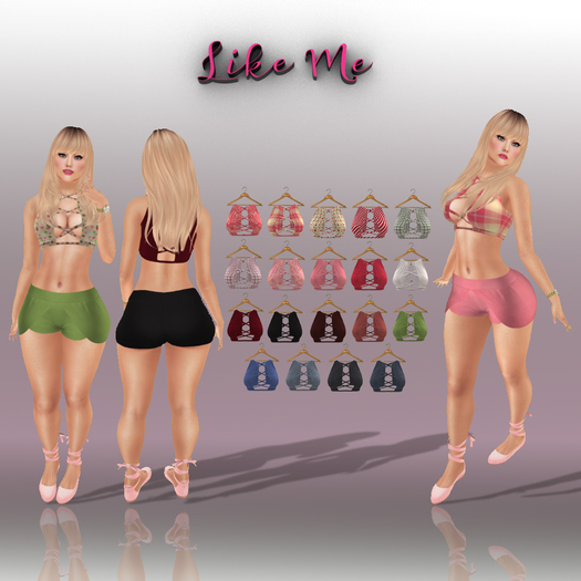 .: LikeMe :. Strawberry Top Fatpack
