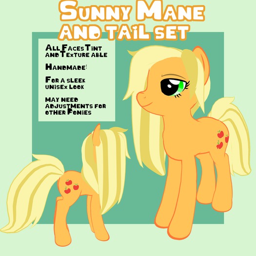 *PPP* Sunny Mane and Tail Set