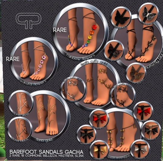 Pure Poison - Flowers Barefoot - Rainbow - Slink - RARE