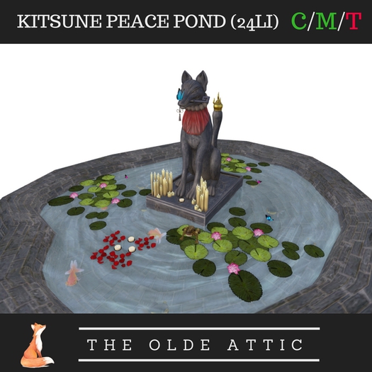The Olde Attic - Kitsune Peace Pond (Boxed HUD. Add)
