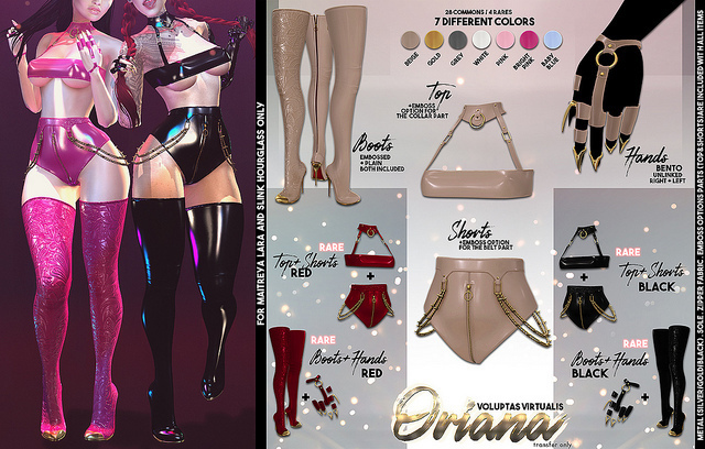 V/. [Oriana] - Maitreya - {Shorts+Top Red} RARE