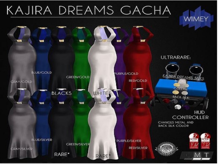 Wimey: Kajira Dreams Blacks RARE ML