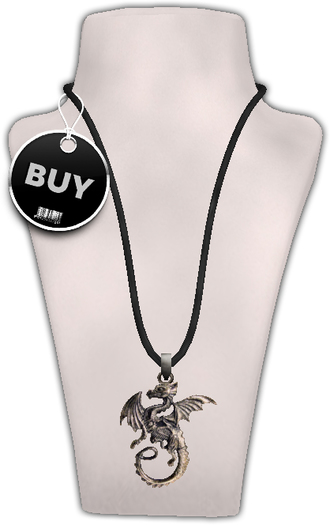 [BODY FACTORY] Dragon Necklace (SIlver) - BOX Rezz to Unpack