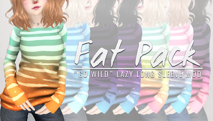 "Go Wild" Lazy Long Sleeve Mod