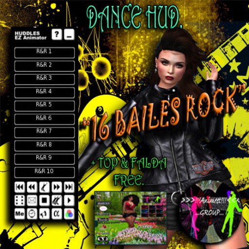 HUD DE 16 BAILES ROCK - >>>!!!ANIMEET GROUP!!!<<<