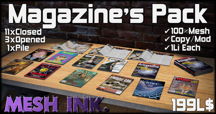 Magazine's Pack Boxed