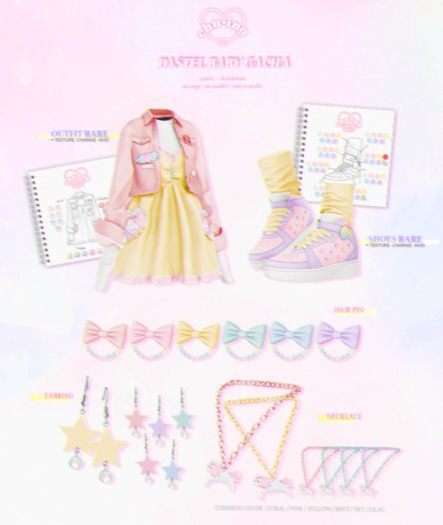 CHU-ING. Pastel Baby. Necklace mint