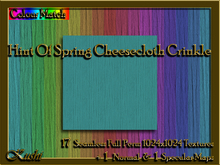 Hint Of Spring Cheesecloth Crinkle Textures