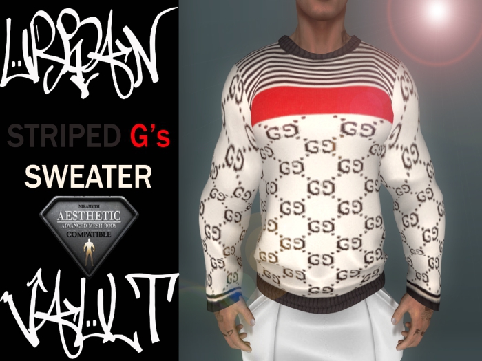 {UV} Striped G's Sweater 