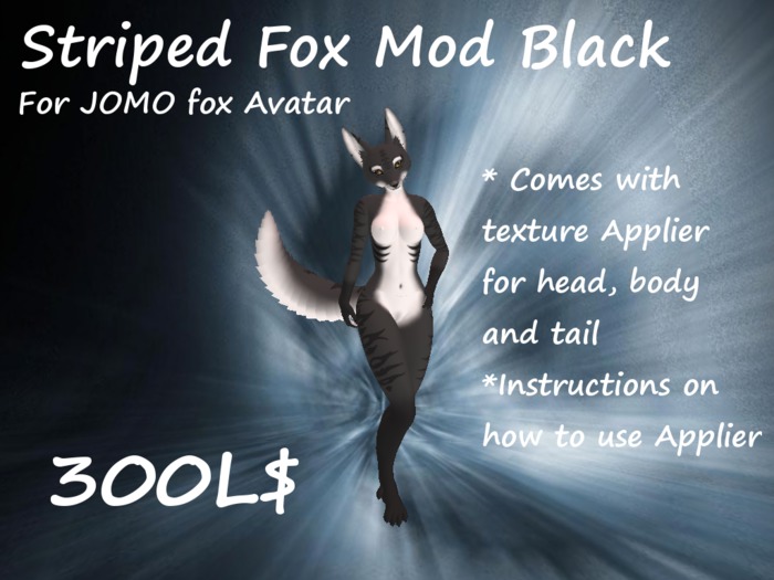 JOMO Striped Fox Mod Black