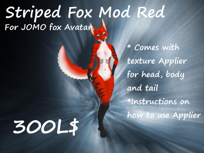 JOMO Striped Fox Mod Red