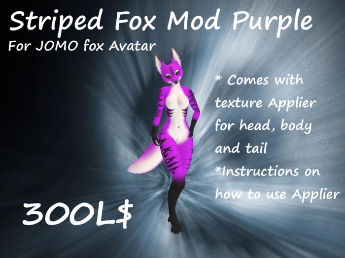 JOMO Striped Fox Mod Purple