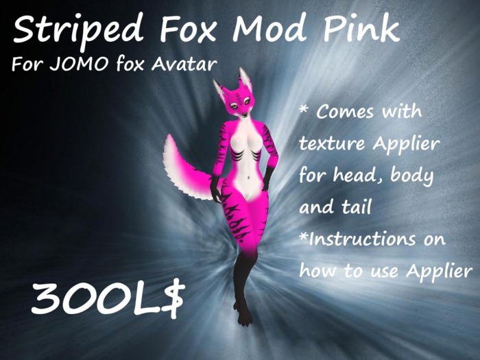 JOMO Striped Fox Mod Pink