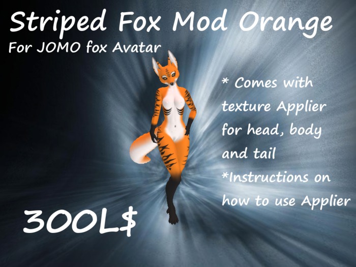 JOMO Striped Fox Mod Orange