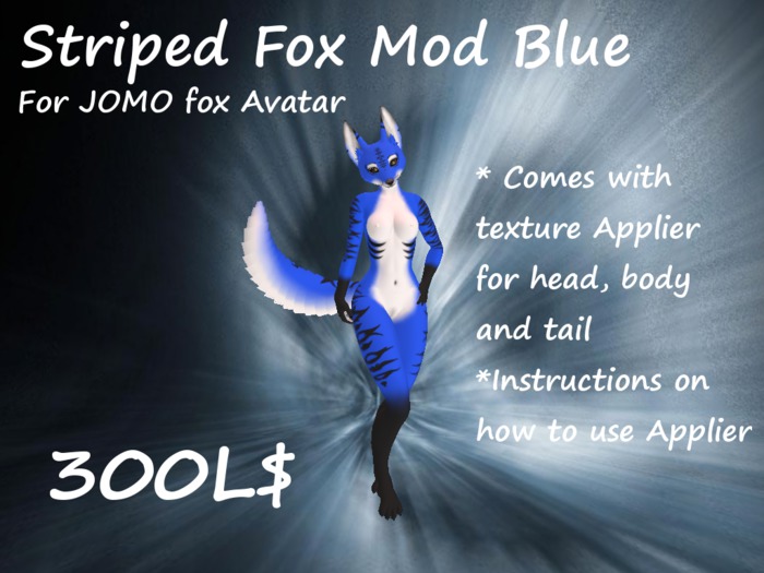JOMO Striped Fox Mod  Blue