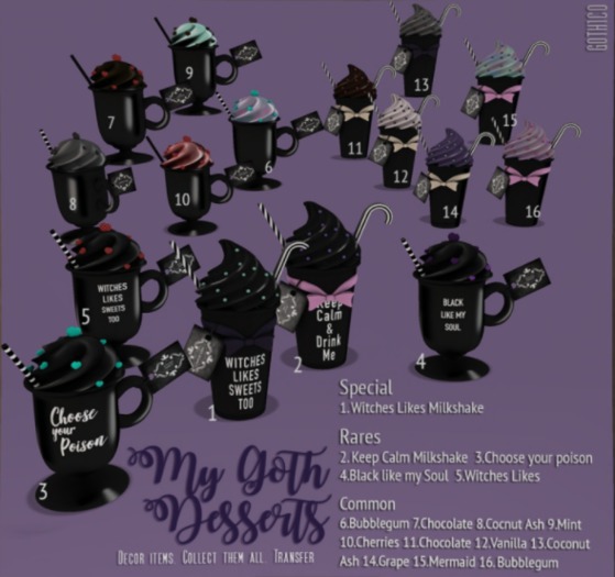 Goth1c0: Goth Spring Desserts - Bubblegum