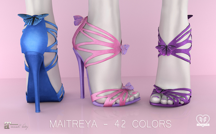 Bowtique - Butterfly Heels (Maitreya)