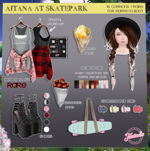 *Tentacio* Aitana at skatepark aitana outfir RARE