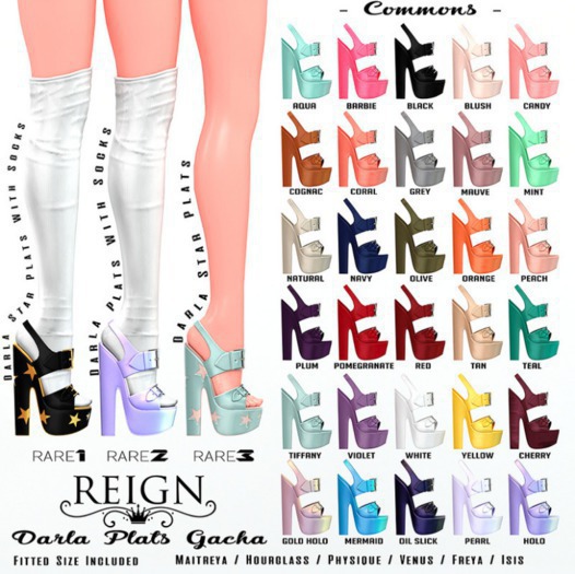 REIGN.- DARLA PLATS (BELLEZA) ORANGE 17