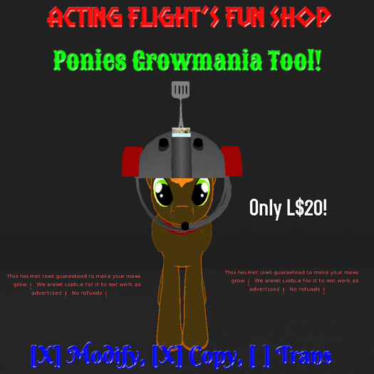 Acting Flight's Grow Mania tool
