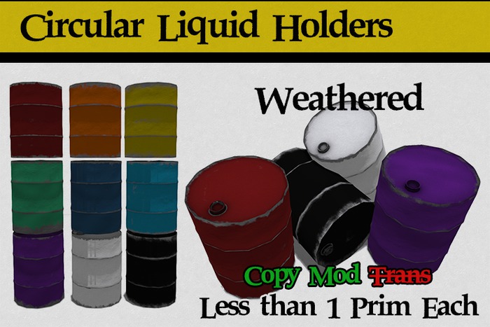[YD] Circular Liquid Holders