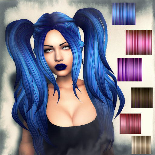Second Life Marketplace Cool Highlights Mesh Hair By Tina