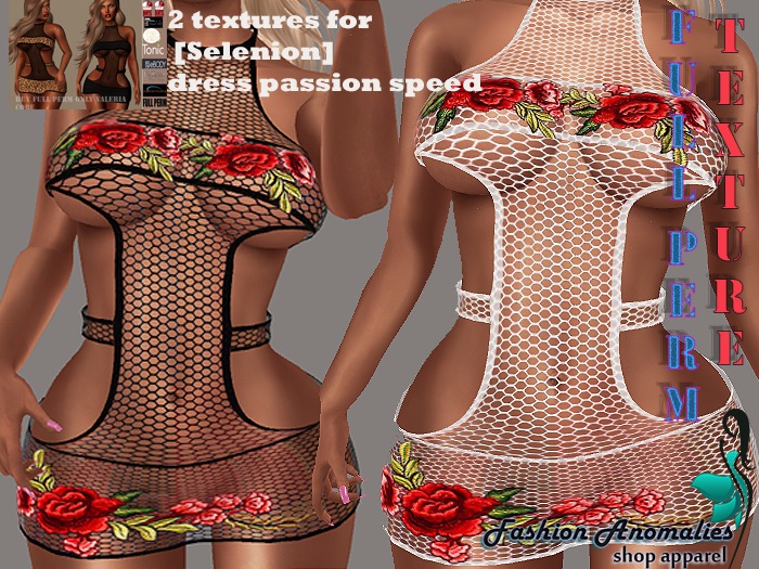2 textures for  [Selenion] dress passion speed