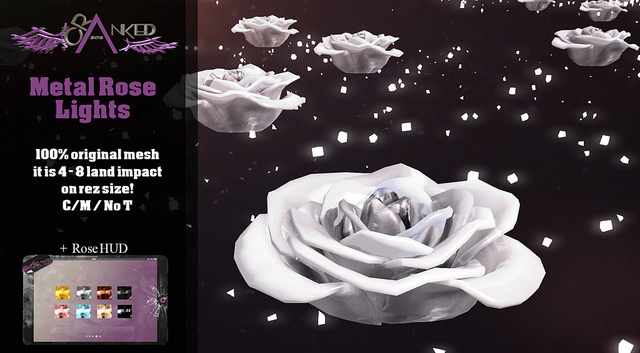 #Cranked# Metal Rose Lights + Rose Hud