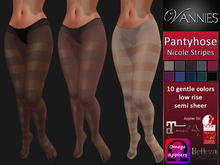 Pantyhose Nicole Stripes (Belleza, Maitreya, Slink, Omega)