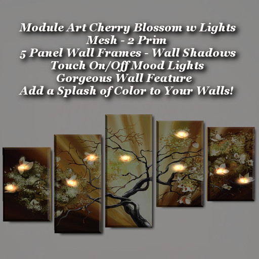 Module Art Cherry Blossom w Lights