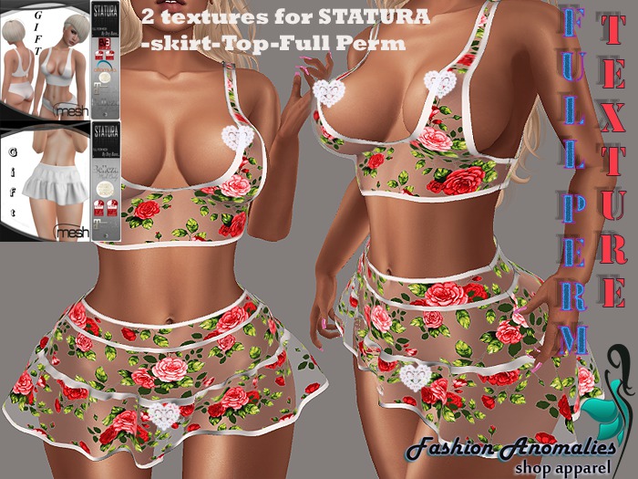 2 textures for STATURA-skirt-Top-Full Perm