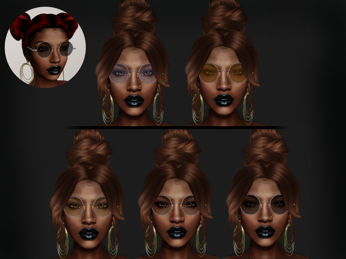 KymaniiK. Basic Color Round Shades 