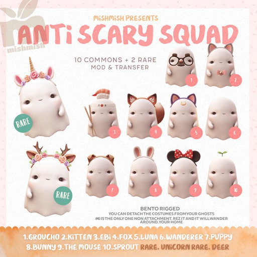 Second Life Marketplace MishMish Anti Scary Squad Puppy
