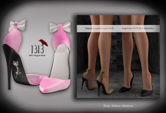 (*<*) 1313 Princess Purr Pumps - Pink