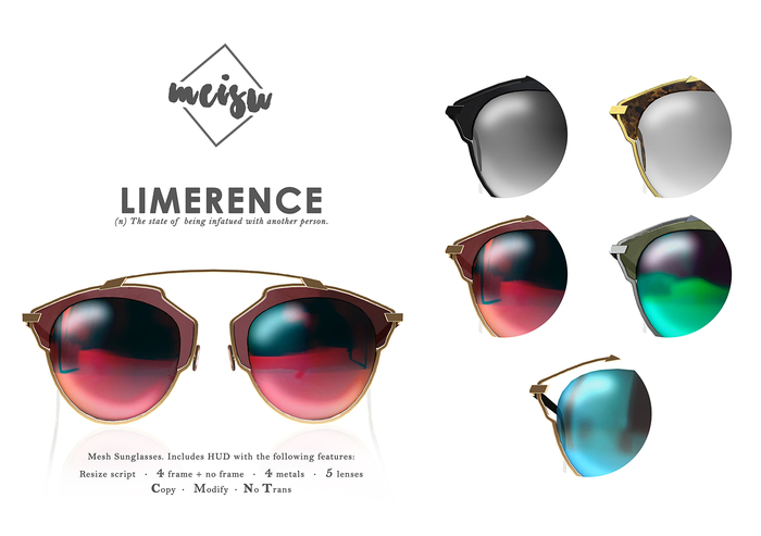 [meisu] .Limerence glasses.