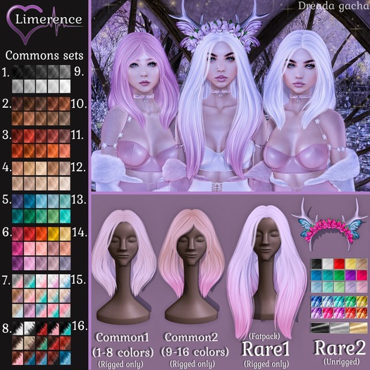#13{Limerence} Dreada hair (Common2)-Colour1