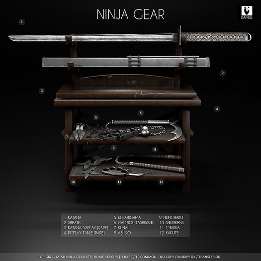 6. :BAMSE: Ninja Gear - Caltrop Tashibishi