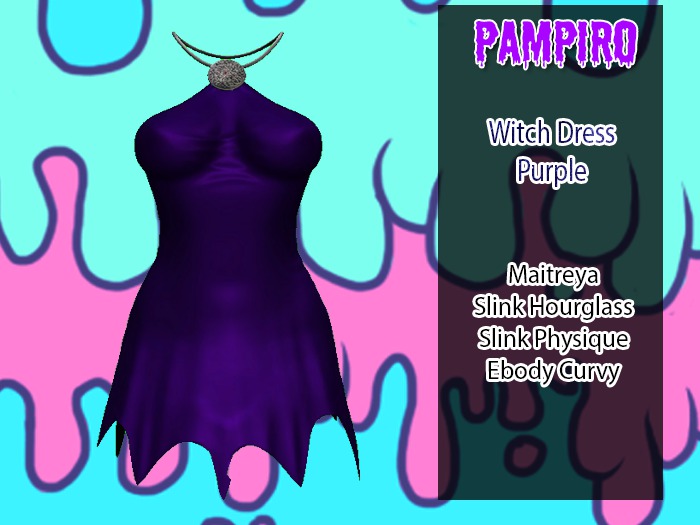 .:Pampiro:. Witch Dress Purple
