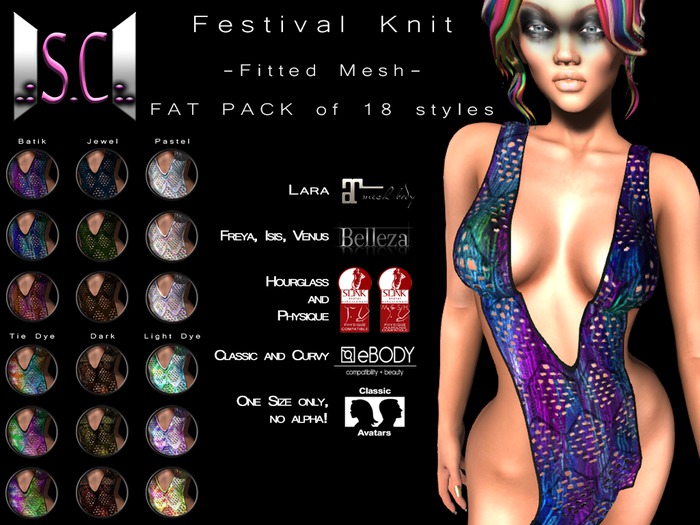 .:S.C:. Top - Festival Knit - Fat Pack